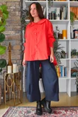 Paloma Tela Peter Pan Blouse Chilli